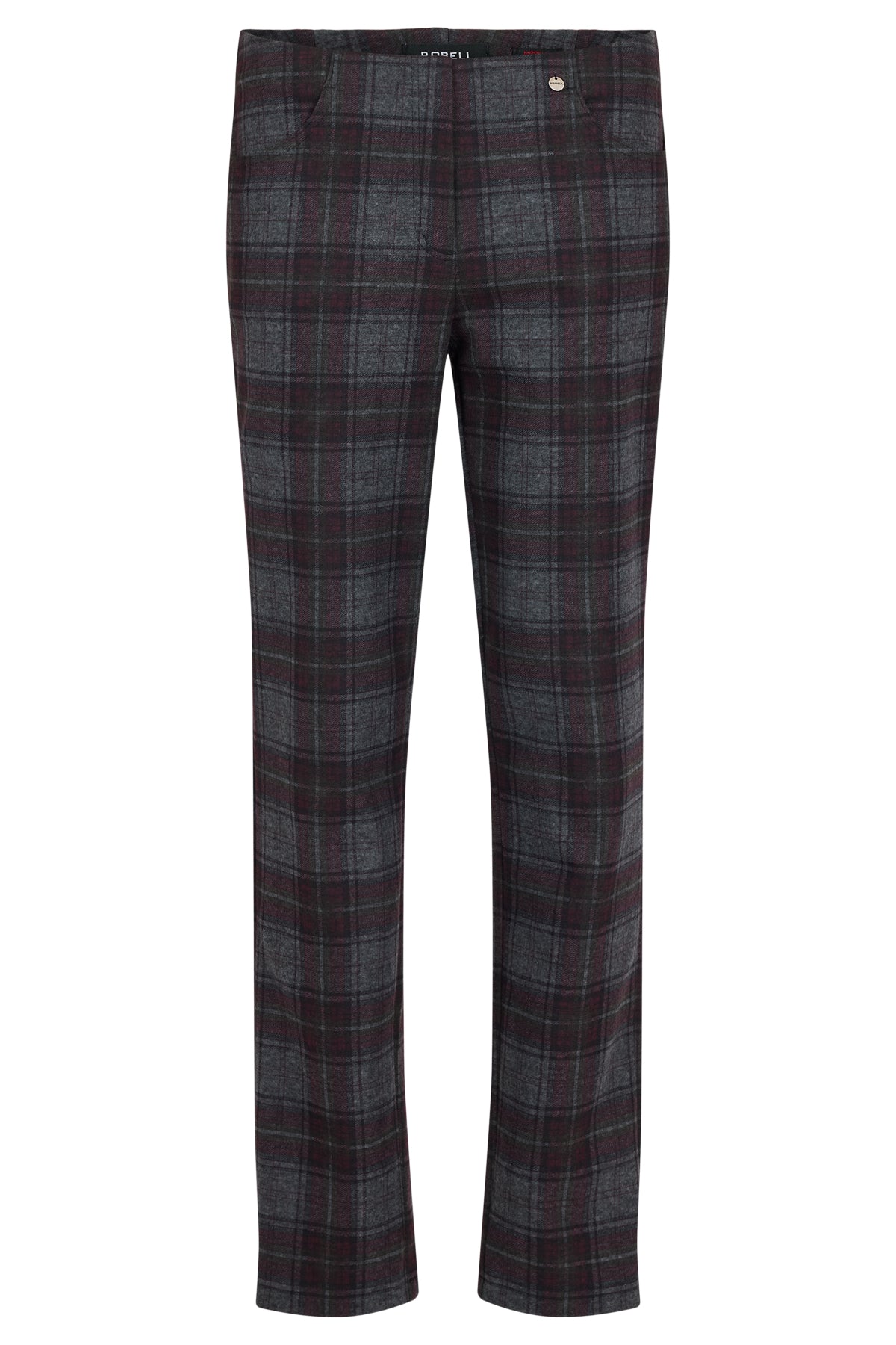 Robell Bella Check Trousers