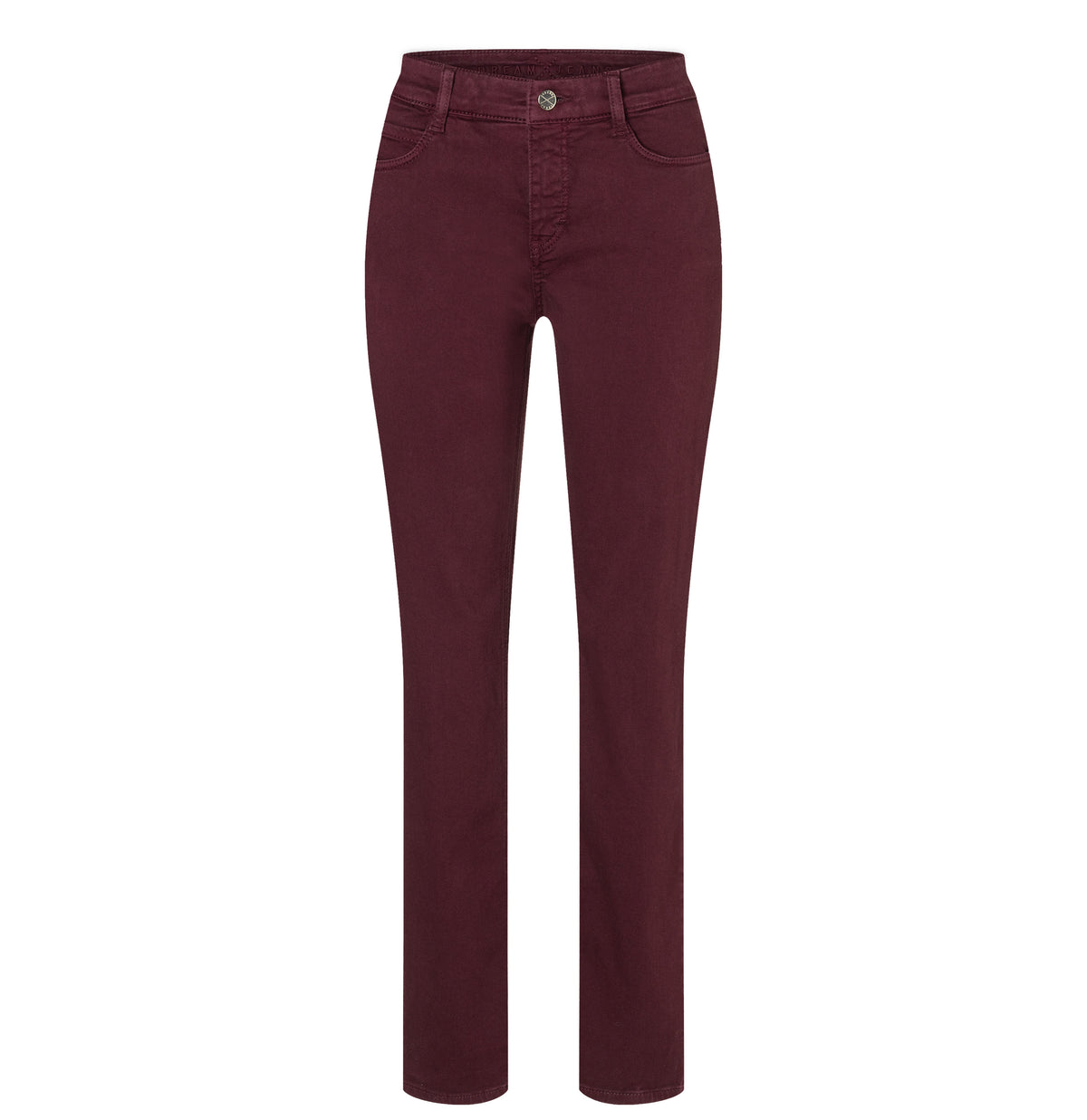 MAC Dream Straight Leg Jeans Available In Deep Brown, Khaki & Bordeaux