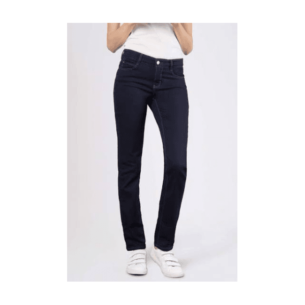 MAC Dream Dark Rinse Wash Straight Leg Jeans