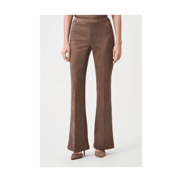 Joseph Ribkoff Scuba Suede Flared Pull On Trousers