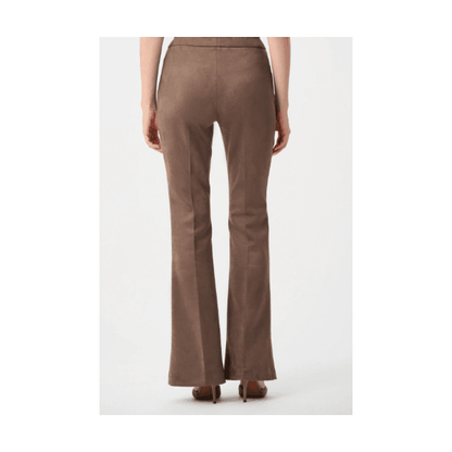 Joseph Ribkoff Scuba Suede Flared Pull On Trousers