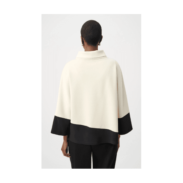 Joseph Ribkoff Scuba Jersey Color Block Trapeze Top