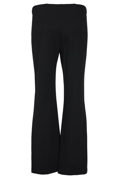 Robell Joella Black Snaffle Detail Kickflare Trousers