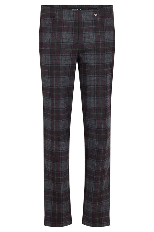 Robell Bella Check Trousers