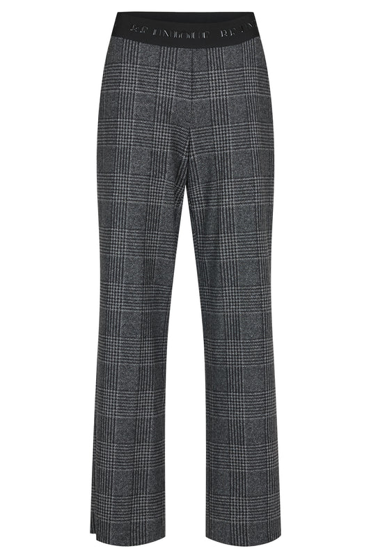 Robell Britt Grey Check Trousers