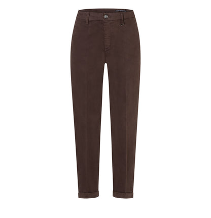 MAC Chino Turn Up Available In Black, Beige, Chocolate Brown & Plum