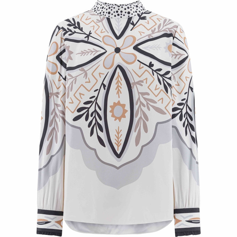 Herzens Printed Silk Blouse