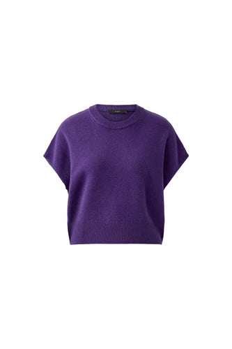 Oui Short-Sleeve Knit Jumper