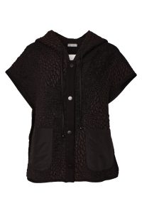 Naya Jacquard Hooded Waistcoat