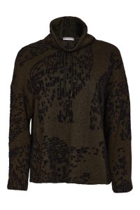 Naya Cowl Neck Print Top