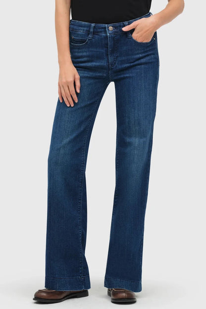 MAC Dream Blue Denim Wide Leg Jeans