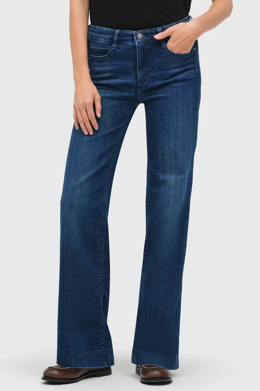 MAC Dream Blue Denim Wide Leg Jeans